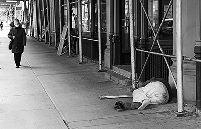 Homeless : Street Life : New York : Personal Photo Projects : Photos : Richard Moore : Photographer